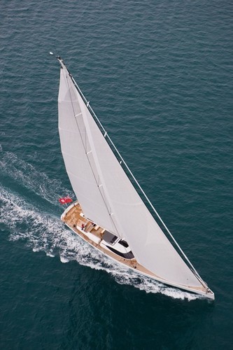 Salperton IV soon after her launching in Auckland © SW